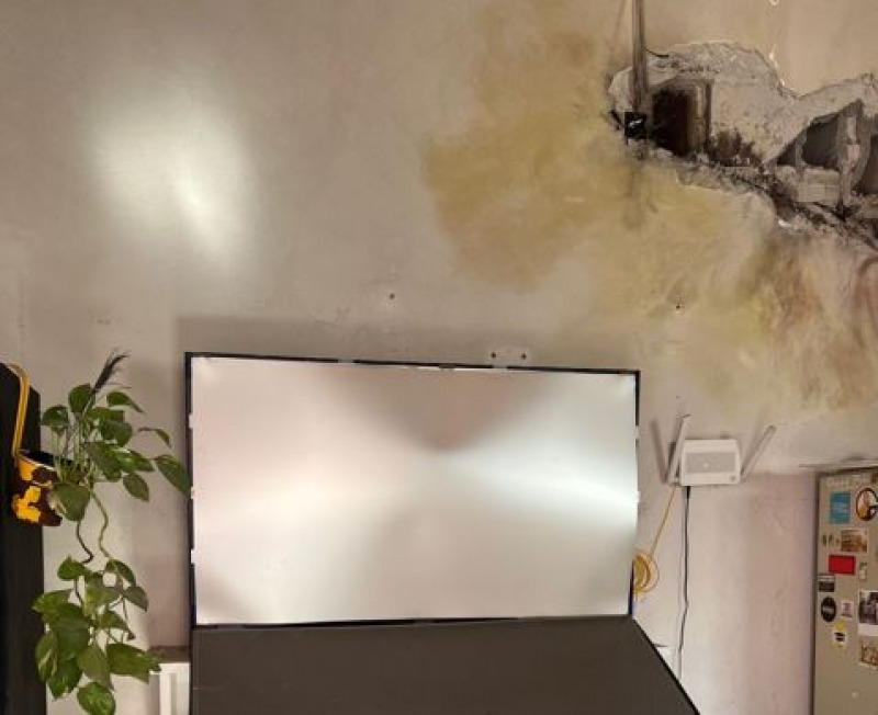 Un rayo gener una explosin en una casa del barrio Pellegrini
